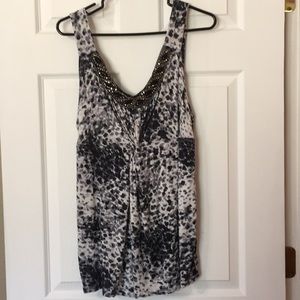 Lane Bryant Decorative tank. Swing tank jeweled neckline
